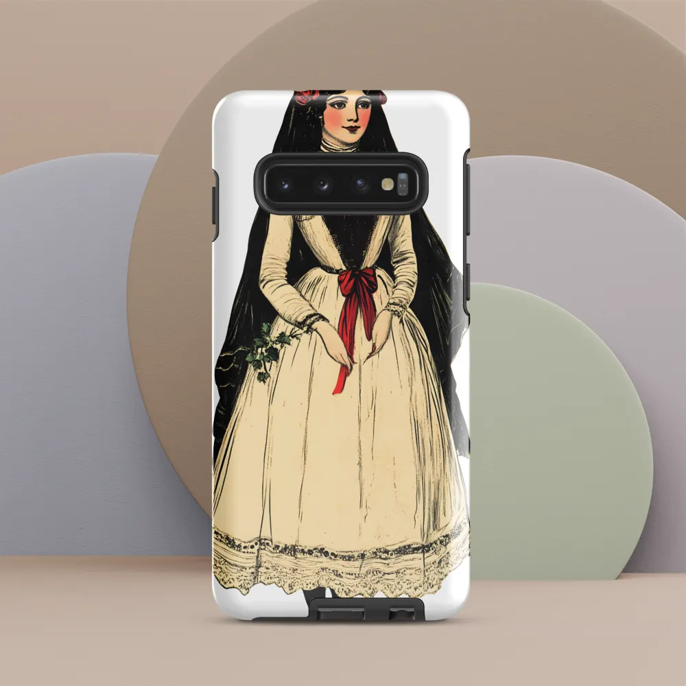 Elegance in Tradition: A Folk Portrait