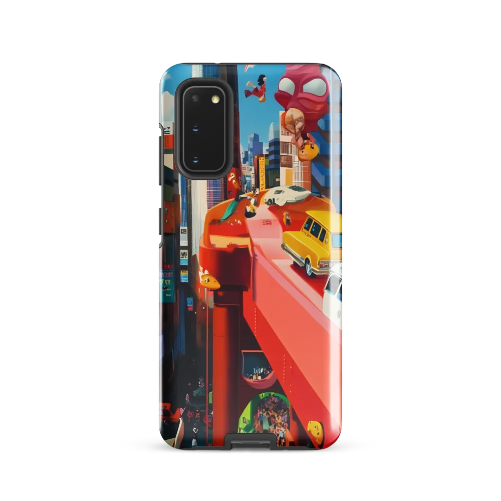 Urban Whimsy: A Colorful Cityscape