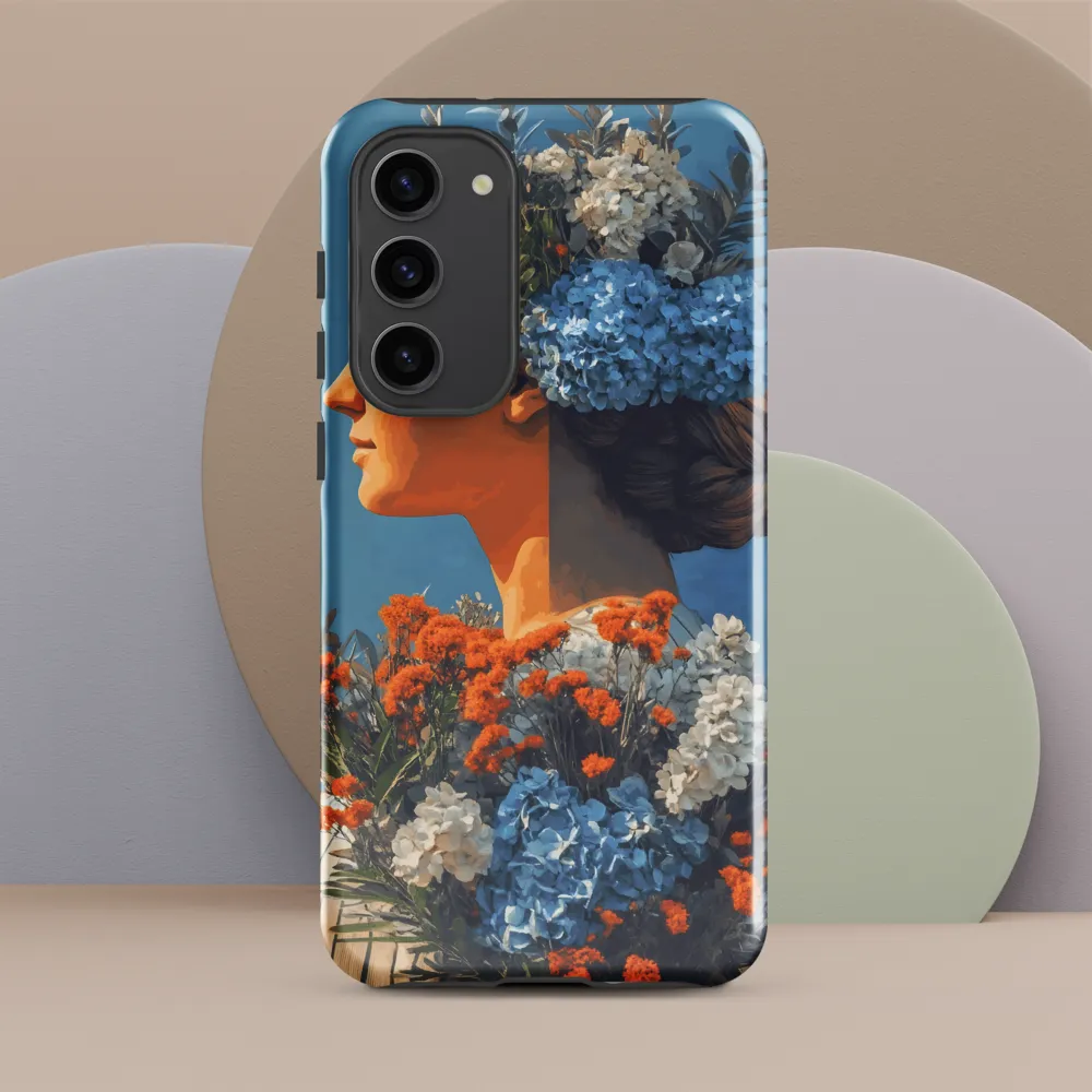 Floral Reverie: A Portrait of Serenity