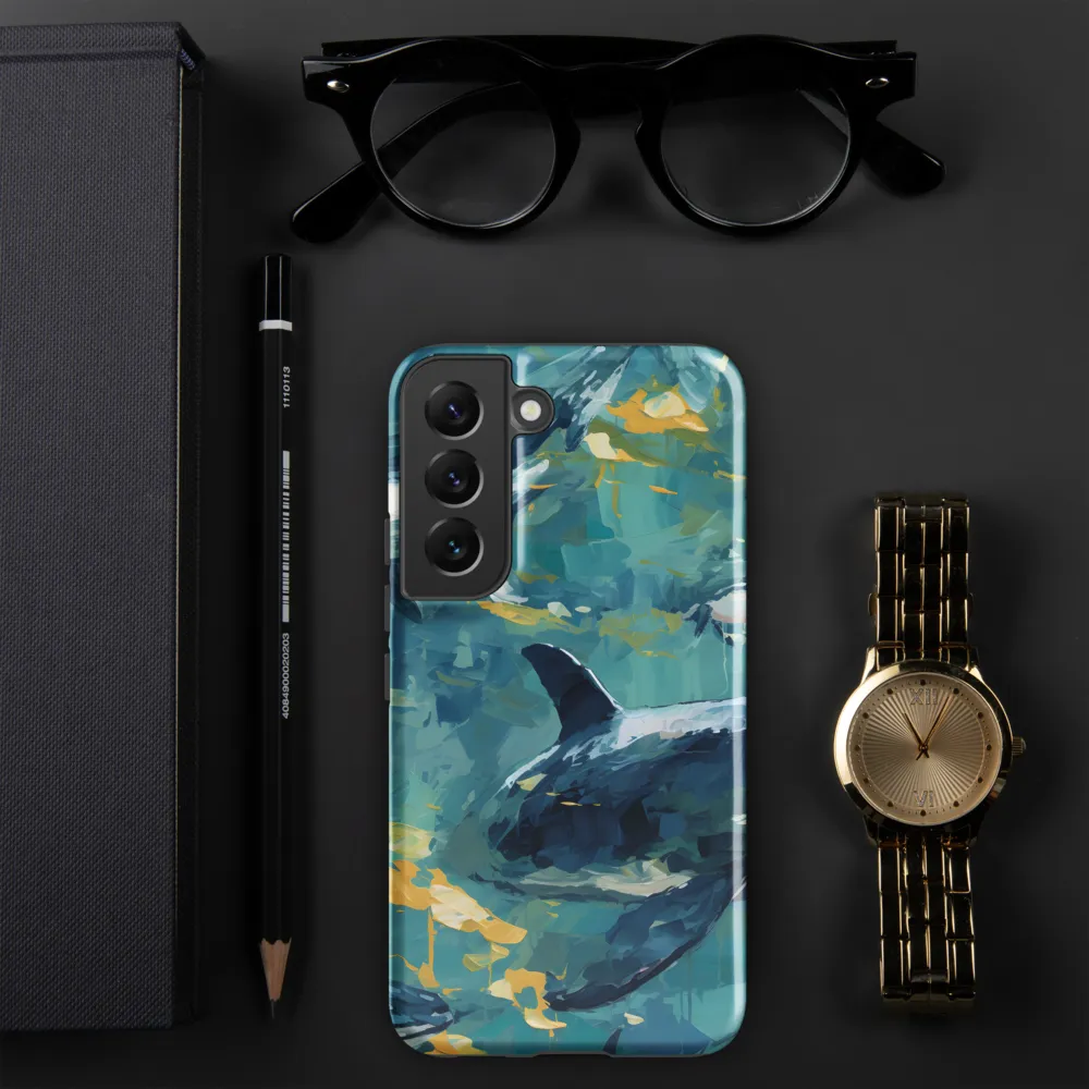 Beneath the Waves: A Symphony of Whales | Phone Case