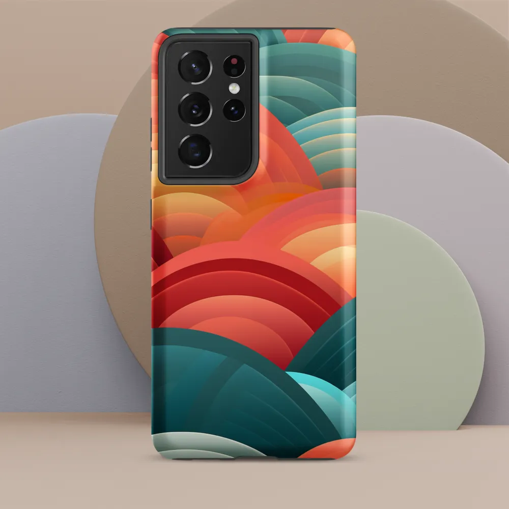 Rhythms of the Waves | Phone Case |  S21 Ultra | Tough Case | Matte