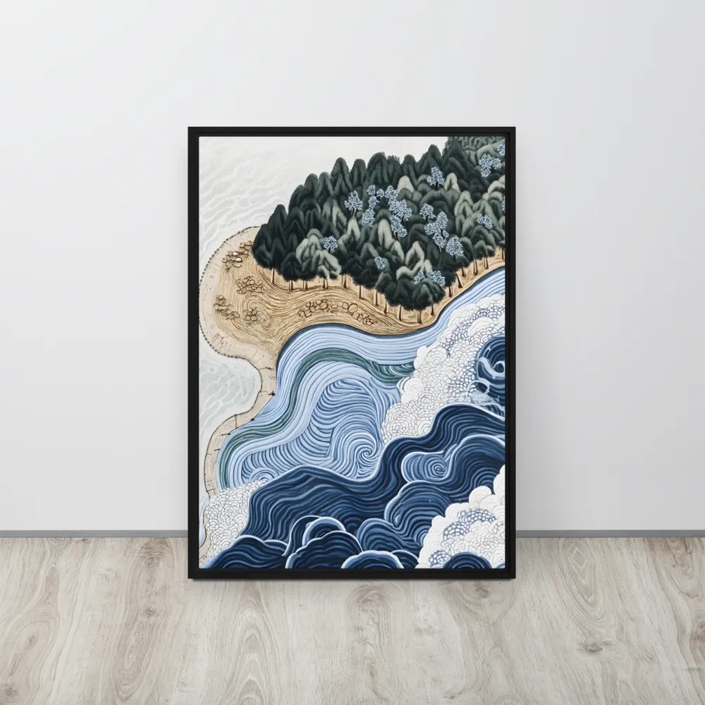 Oceanic Harmony: A Tranquil Landscape | Art Print