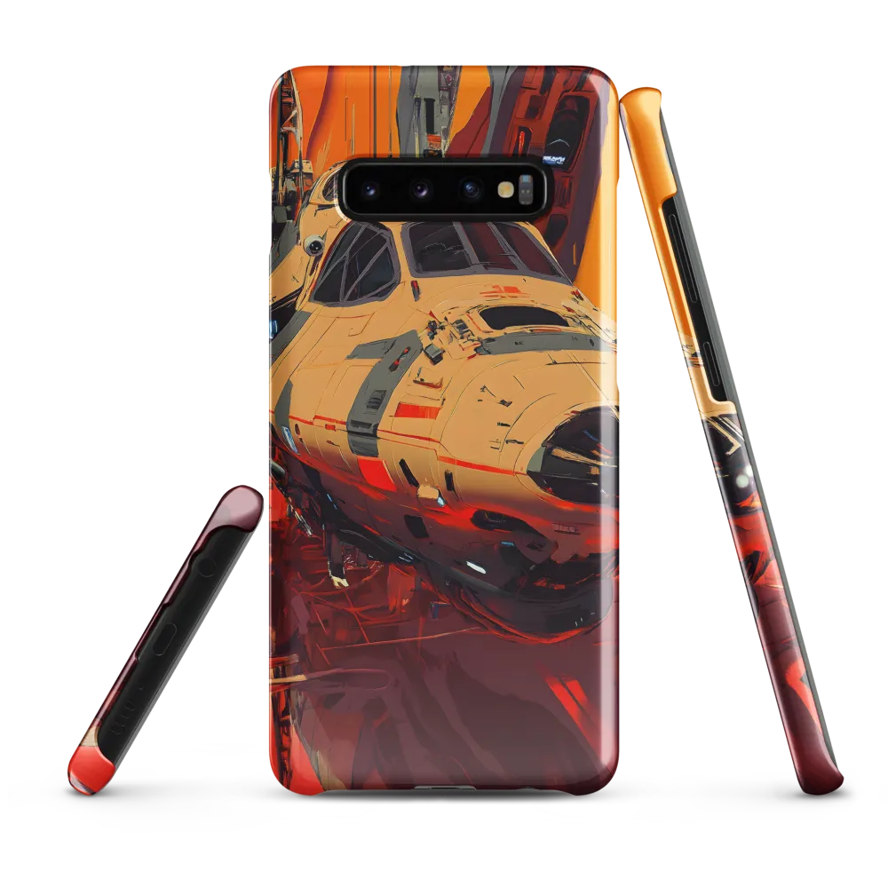 Futuristic Vessel: A Glimpse into Tomorrow | Phone Case |  S10 Plus | Snap Case | Glossy