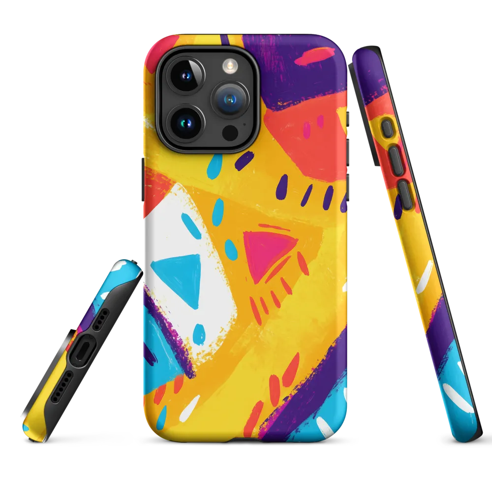 Playful Geometries | Phone Case |  15 Pro Max | Tough Case | Matte