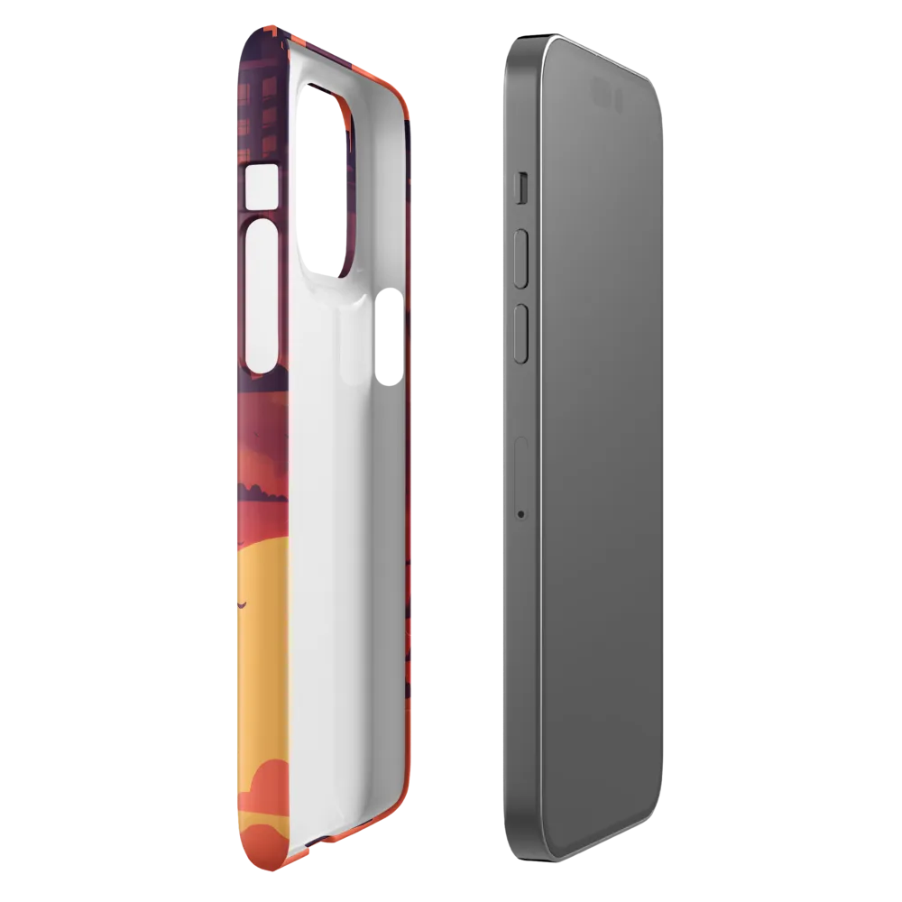 Urban Dusk: A Symphony of Cityscapes | Phone Case |  14 Pro Max | Snap Case | Glossy