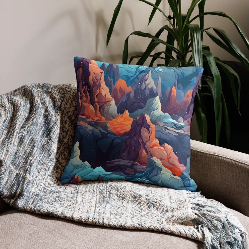 Mystical Peaks of Imagination | Pillow & Pillow Case | Multiple Sizes