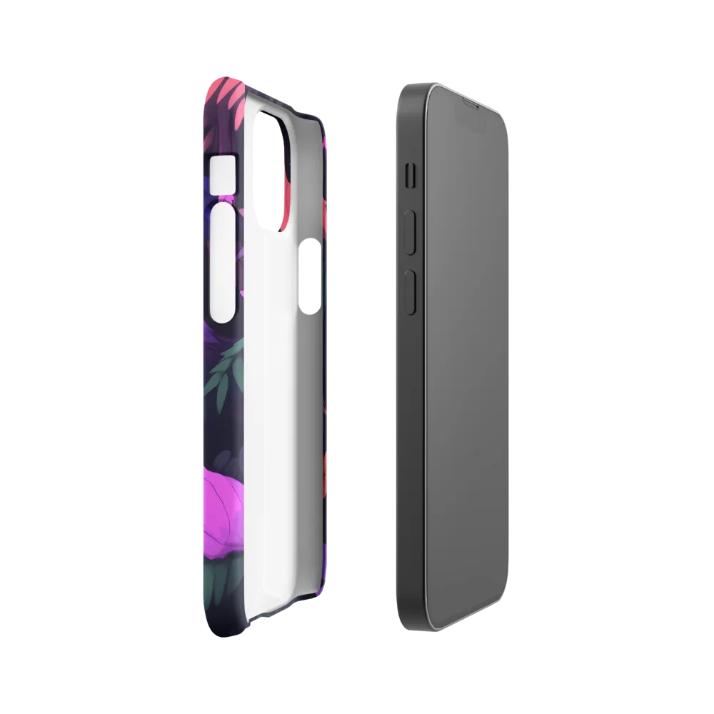 Tropical Parrot Playground | Phone Case |  13 Mini | Snap Case | Matte