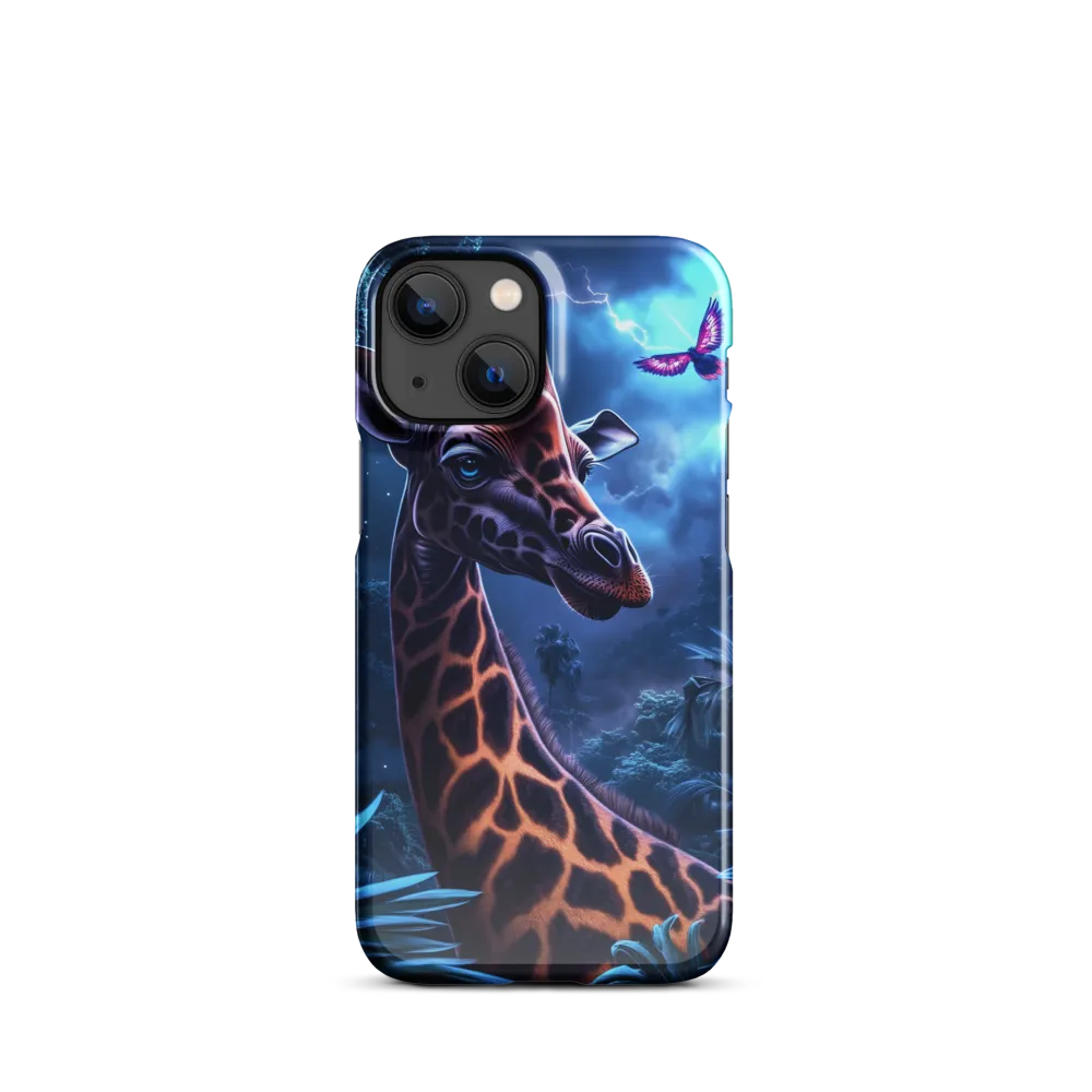 Mystical Giraffe in Twilight Jungle