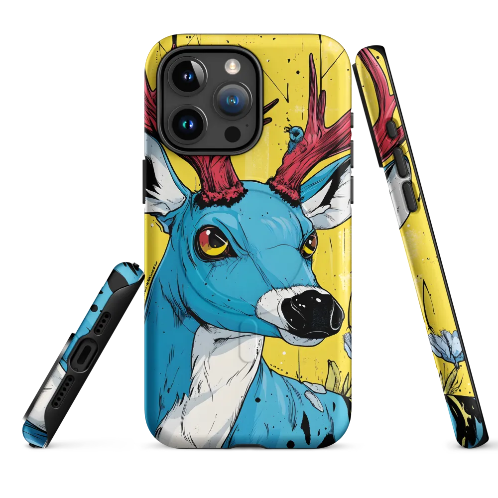 Vivid Antlers: A Modern Take on Nature