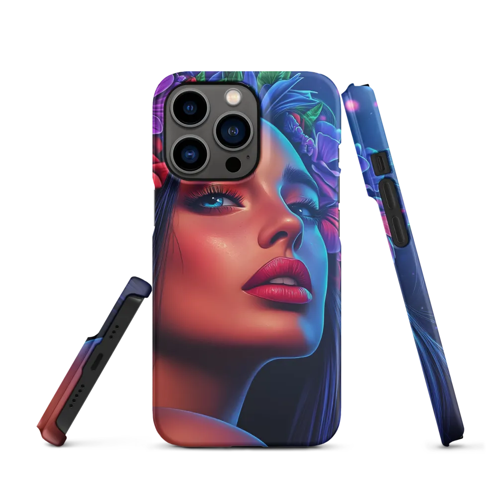 Radiance of the Floral Queen | Phone Case |  13 Pro | Snap Case | Matte