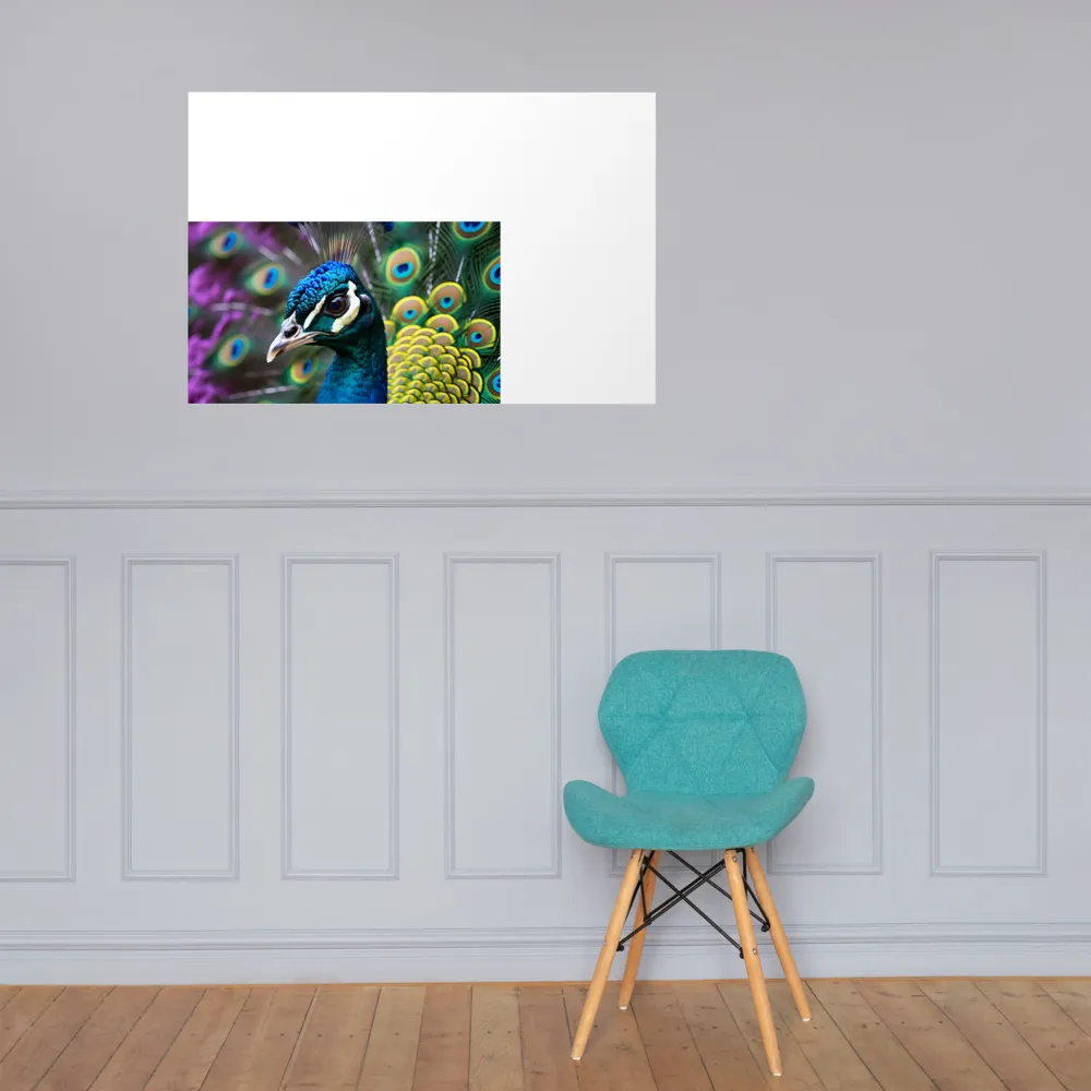 Regal Plumage: The Peacock's Splendor | Poster | 24″×36″