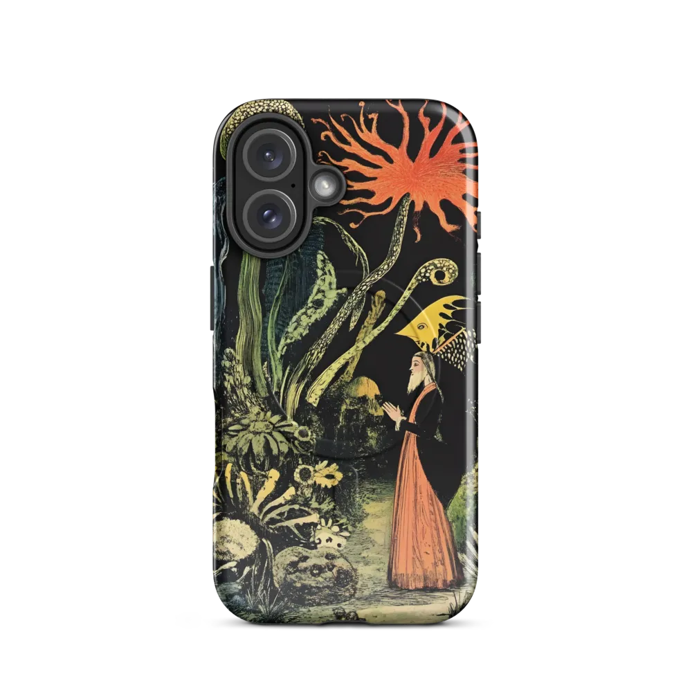 Enchanted Encounter in a Fantastical Garden | Phone Case |  16 | MagSafe® Tough Case | Glossy