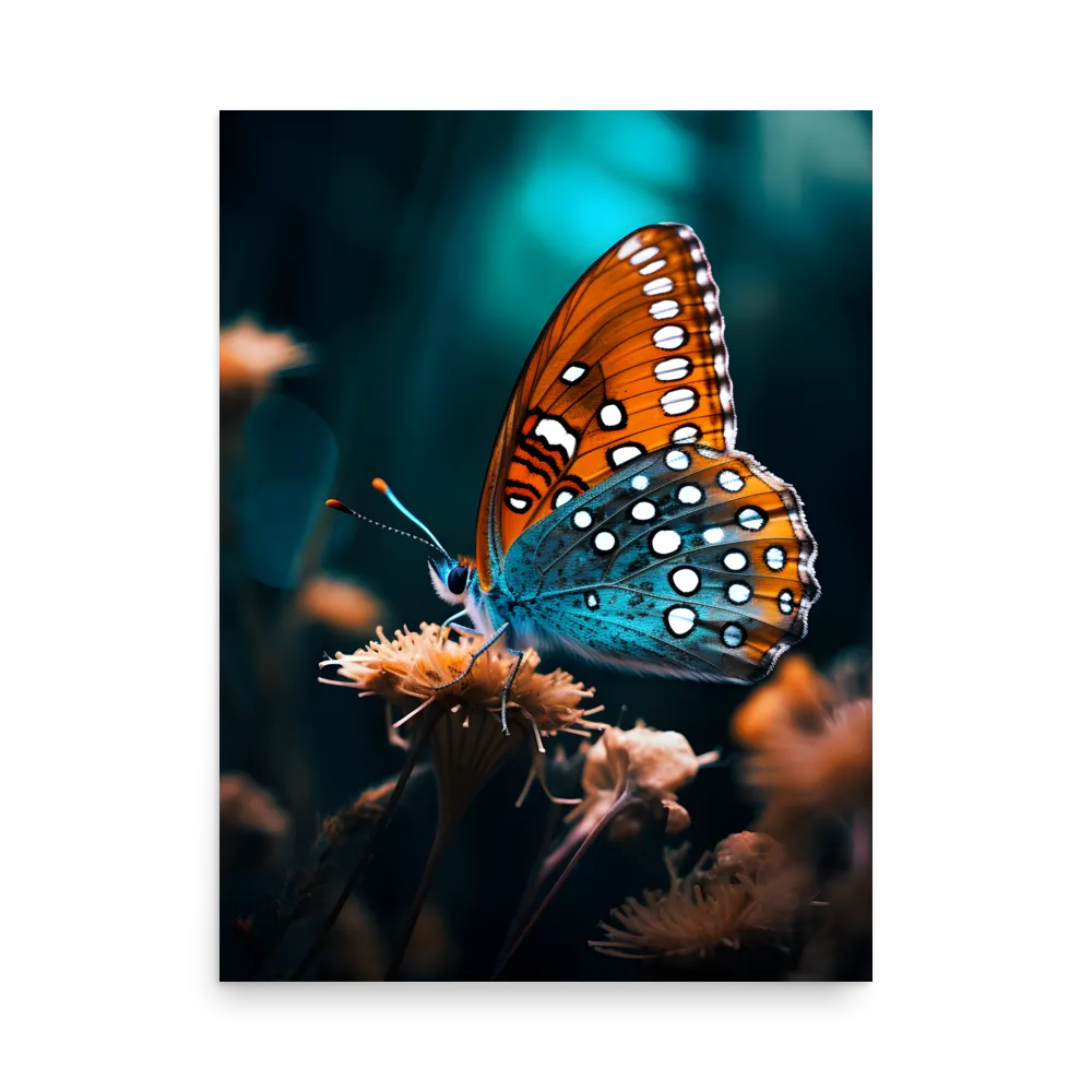 Whispers of Color: The Butterfly's Embrace
