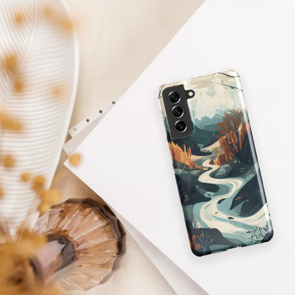 Winding Serenity: A Digital Landscape