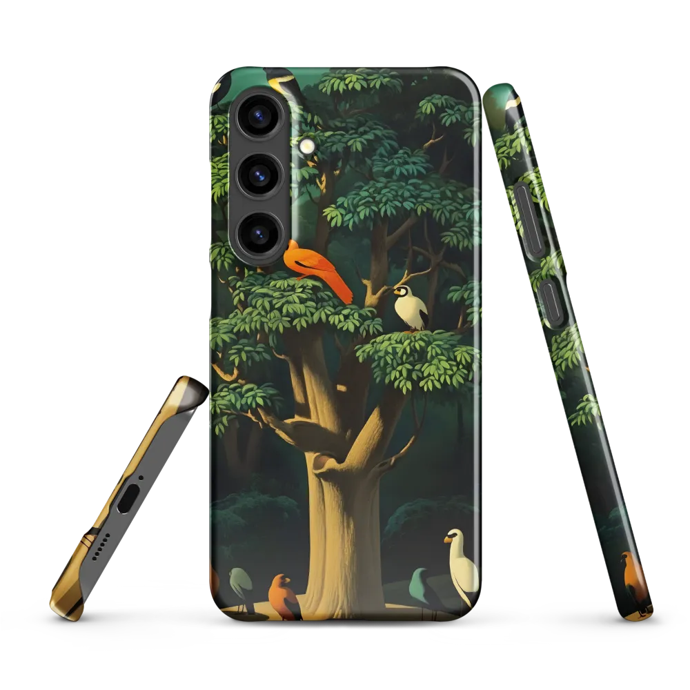 Harmony in Color: A Surreal Bird Symphony