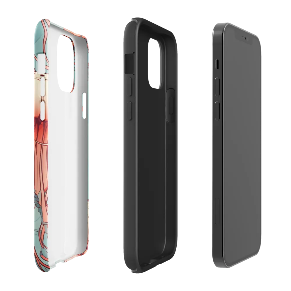 Ethereal Dance of Jellyfish | Phone Case |  12 Pro | Tough Case | Glossy