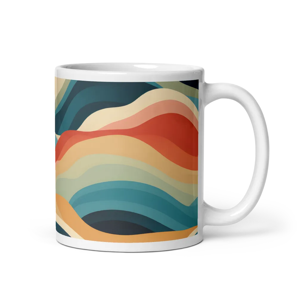 Waves of Tranquility | Mug with White inside | 11 oz