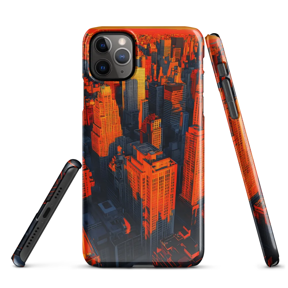 Urban Dawn: A Digital Ode to Skyscrapers | Phone Case |  11 Pro Max | Snap Case | Glossy