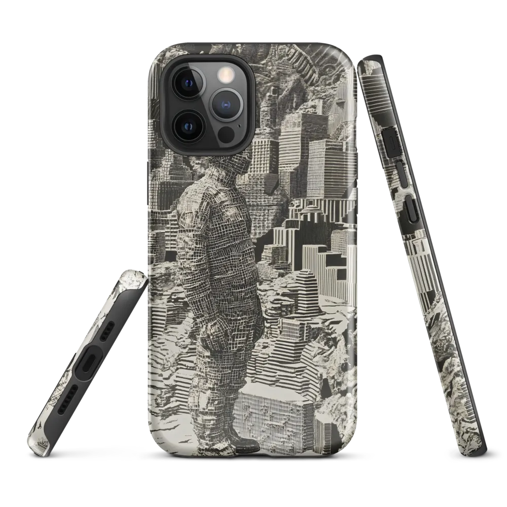 Contemplation in an Abstract Landscape | Phone Case |  12 Pro Max | Tough Case | Glossy