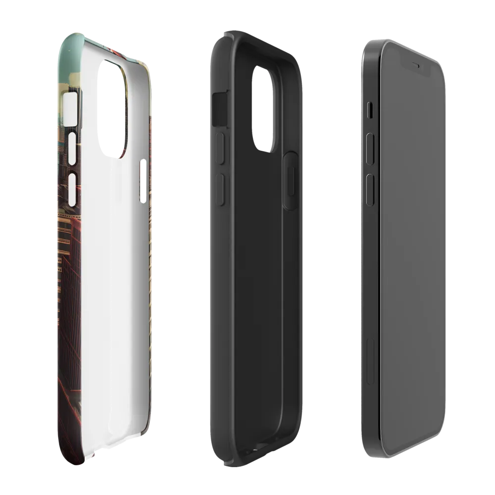 Urban Reverie: A Journey Through the City | Phone Case |  12 | Tough Case | Glossy