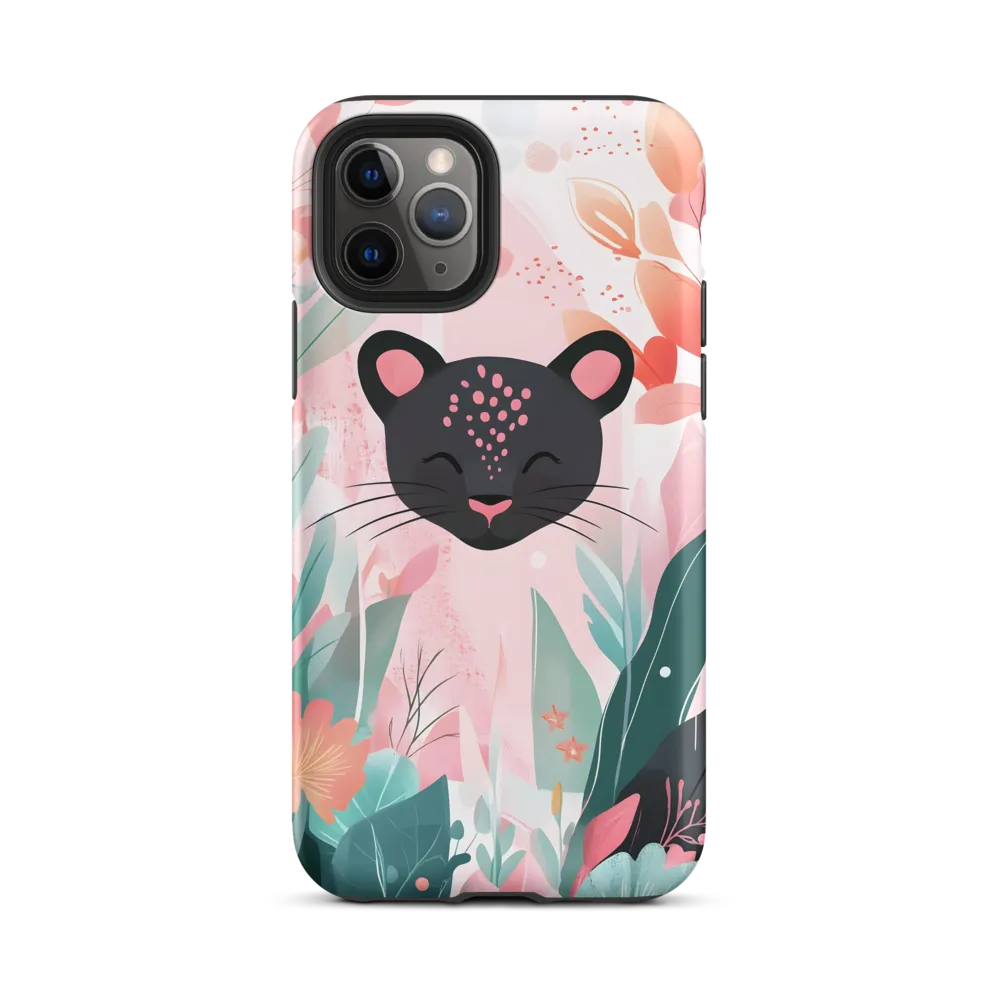 Whimsical Panther in Bloom