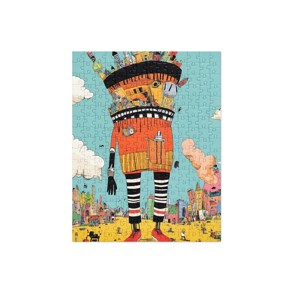 Urban Fantasia: A Whimsical Encounter | Jigsaw Puzzle | 252/520 pieces