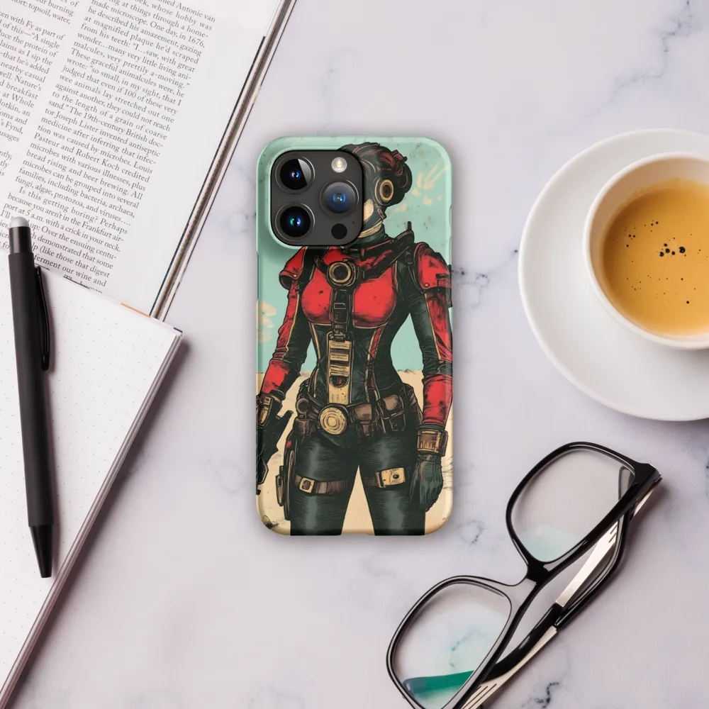 Futuristic Explorer: A Steampunk Adventure | Phone Case |  15 Pro Max | Snap Case | Matte