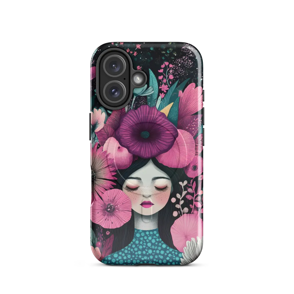 Blooming Serenity | Phone Case |  16 | MagSafe® Tough Case | Glossy