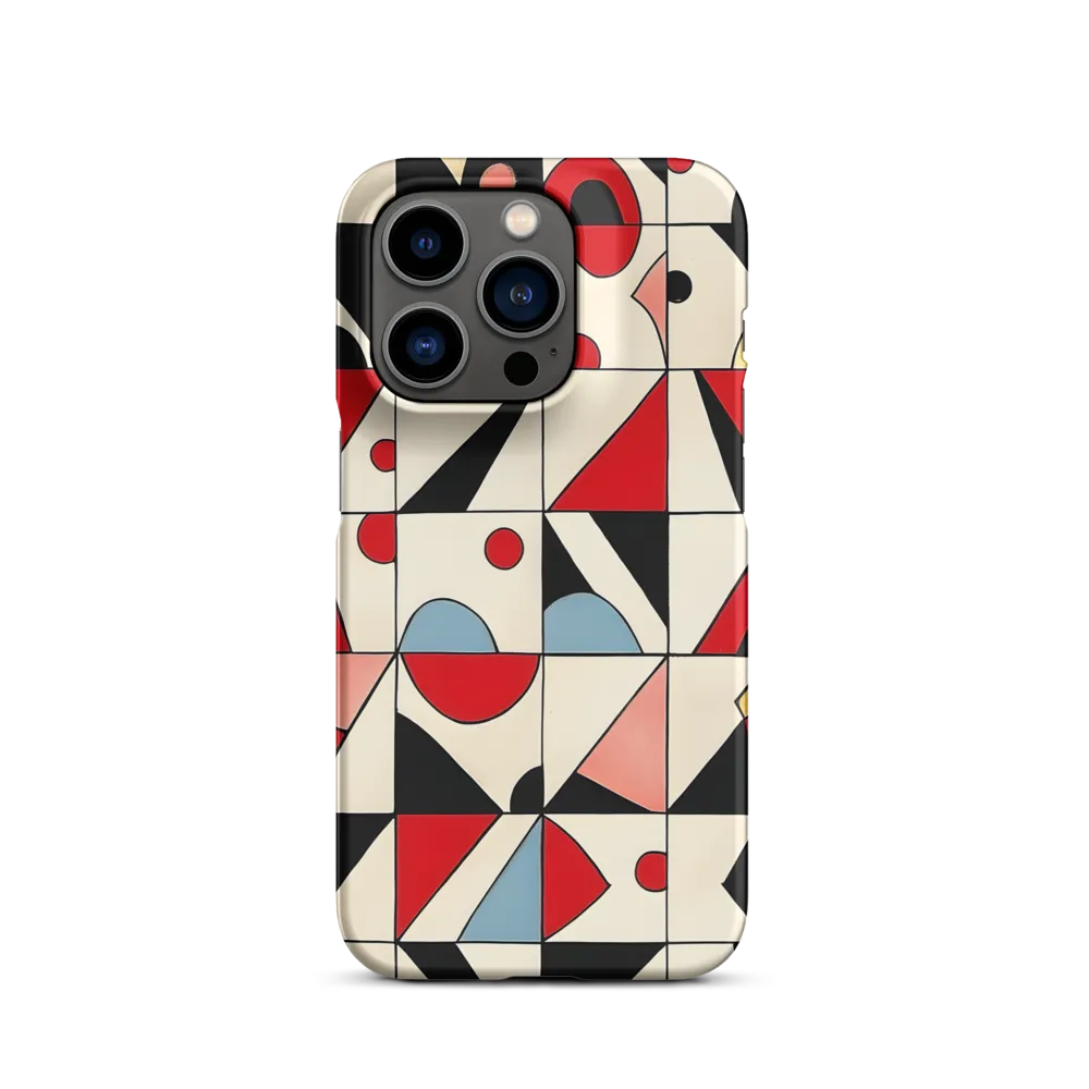 Dynamic Geometric Harmony | Phone Case |  14 Pro | Snap Case | Matte