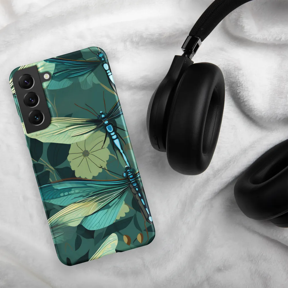 Whispers of Nature: Dragonflies in Harmony | Phone Case |  S22 Plus | Snap Case | Matte