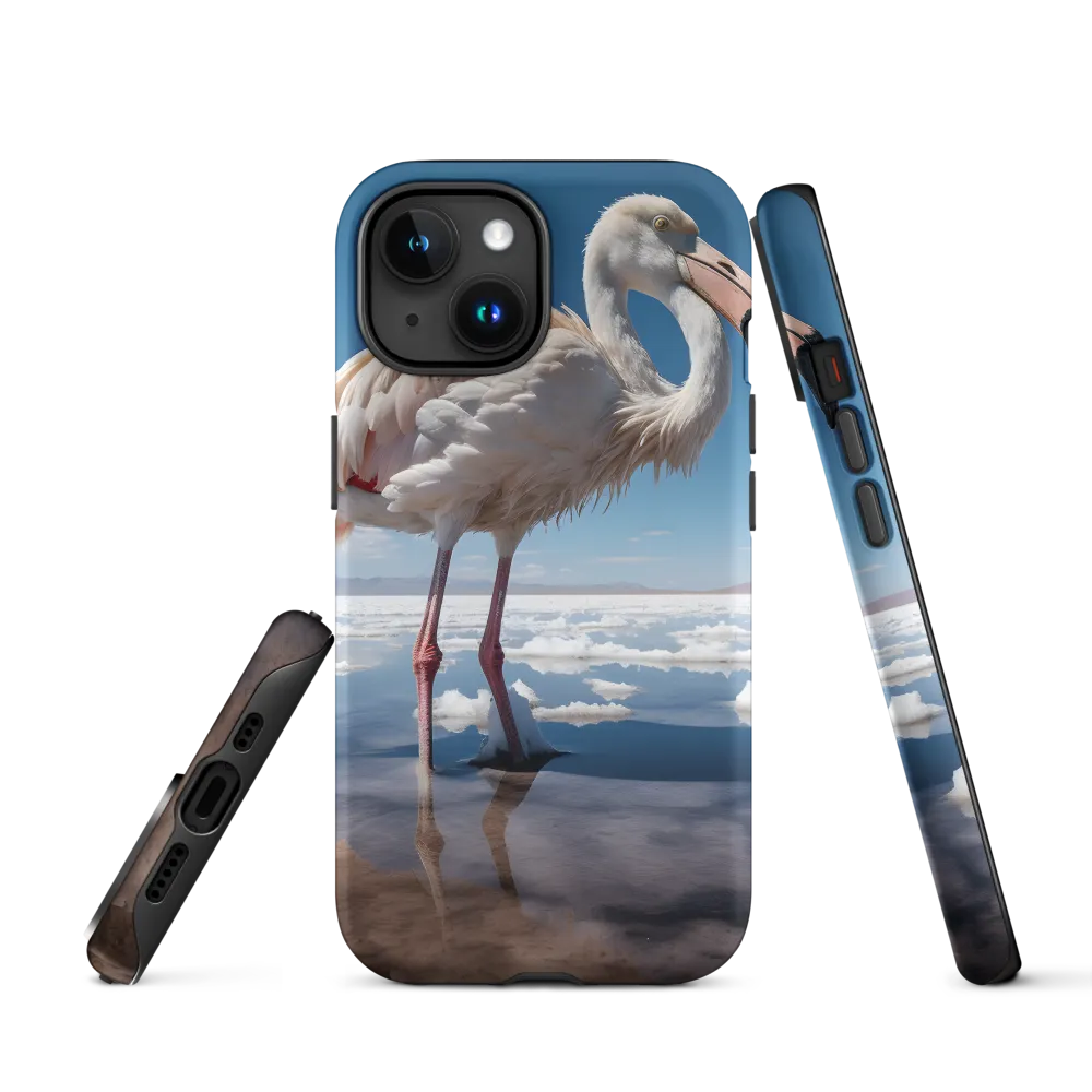 Graceful Solitude of a Flamingo