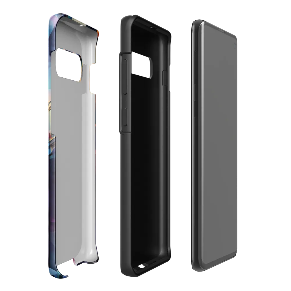 Urban Symphony: A Digital Cityscape | Phone Case |  S10 Plus | Tough Case | Glossy