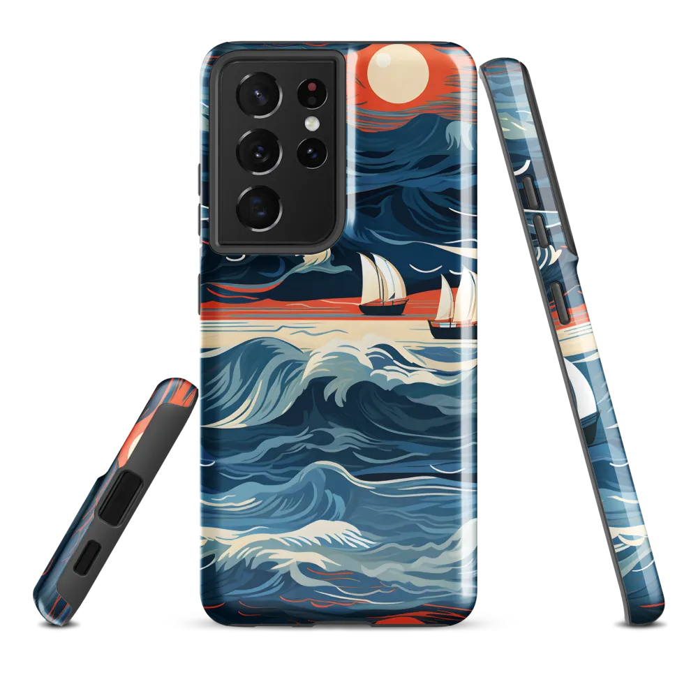 Ocean Whispers: A Voyage at Dusk