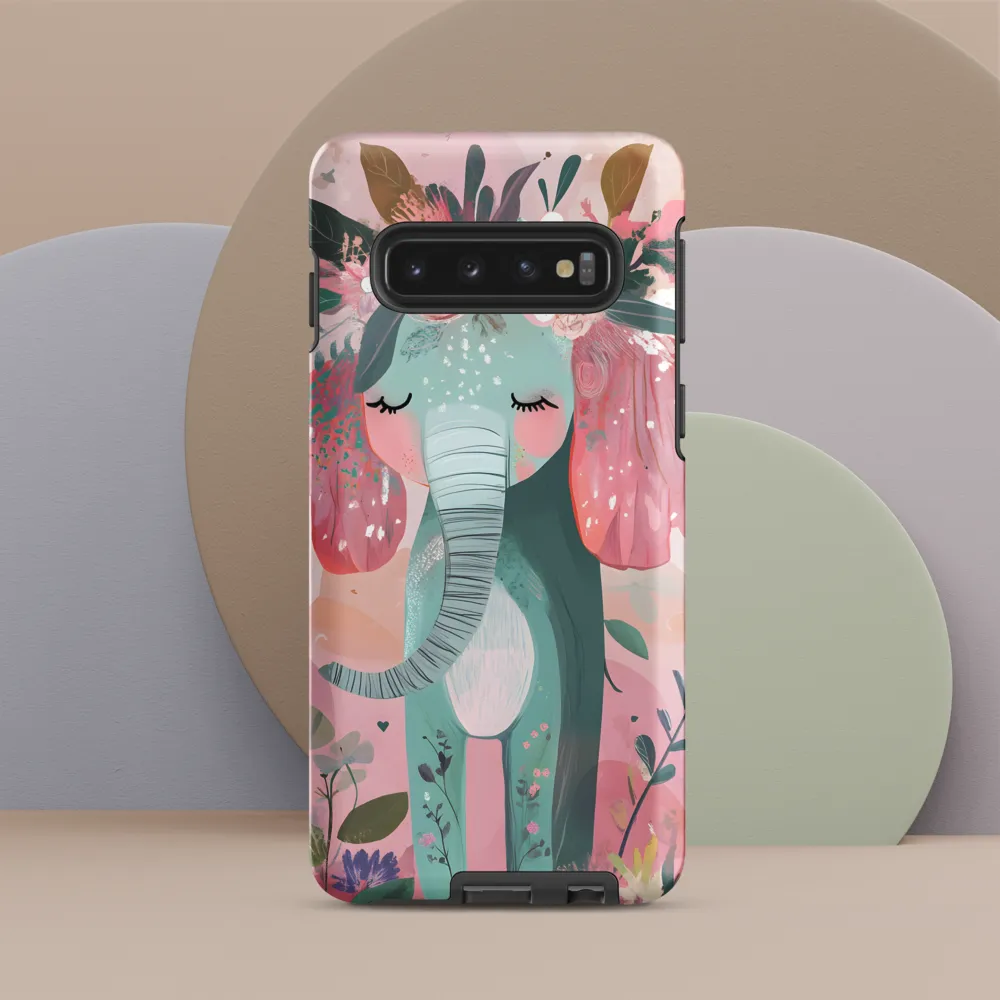 Whimsical Elephant in Bloom