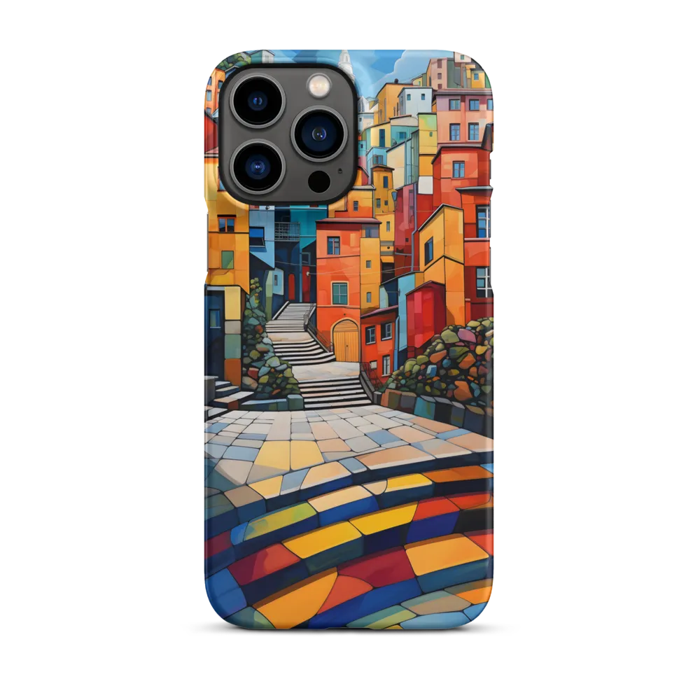 Vibrant Village: A Cubist Journey