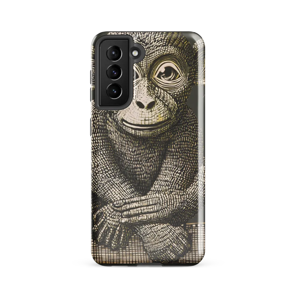 Intricate Primate Portrait