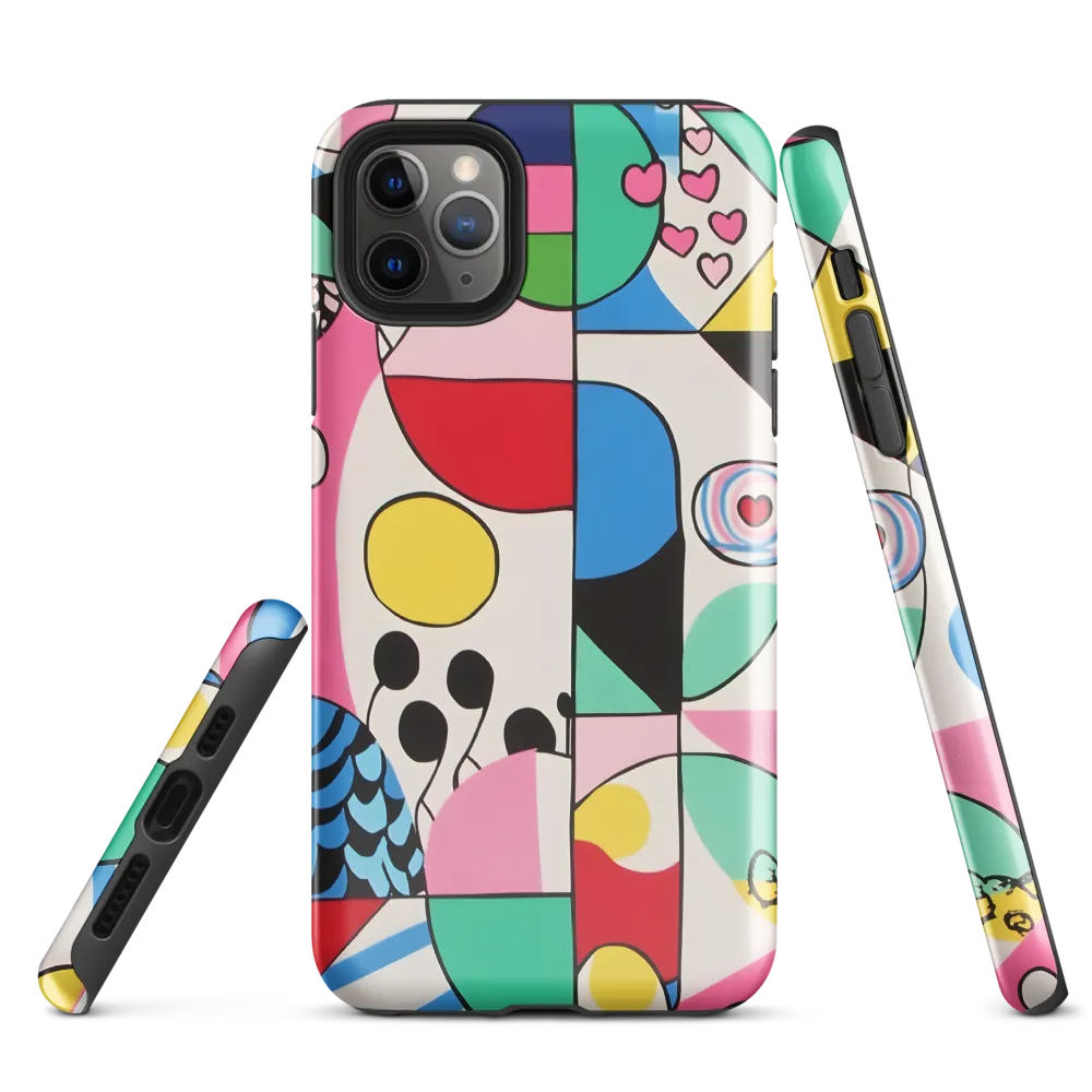 Dynamic Interplay of Shapes | Phone Case |  11 Pro Max | Tough Case | Glossy