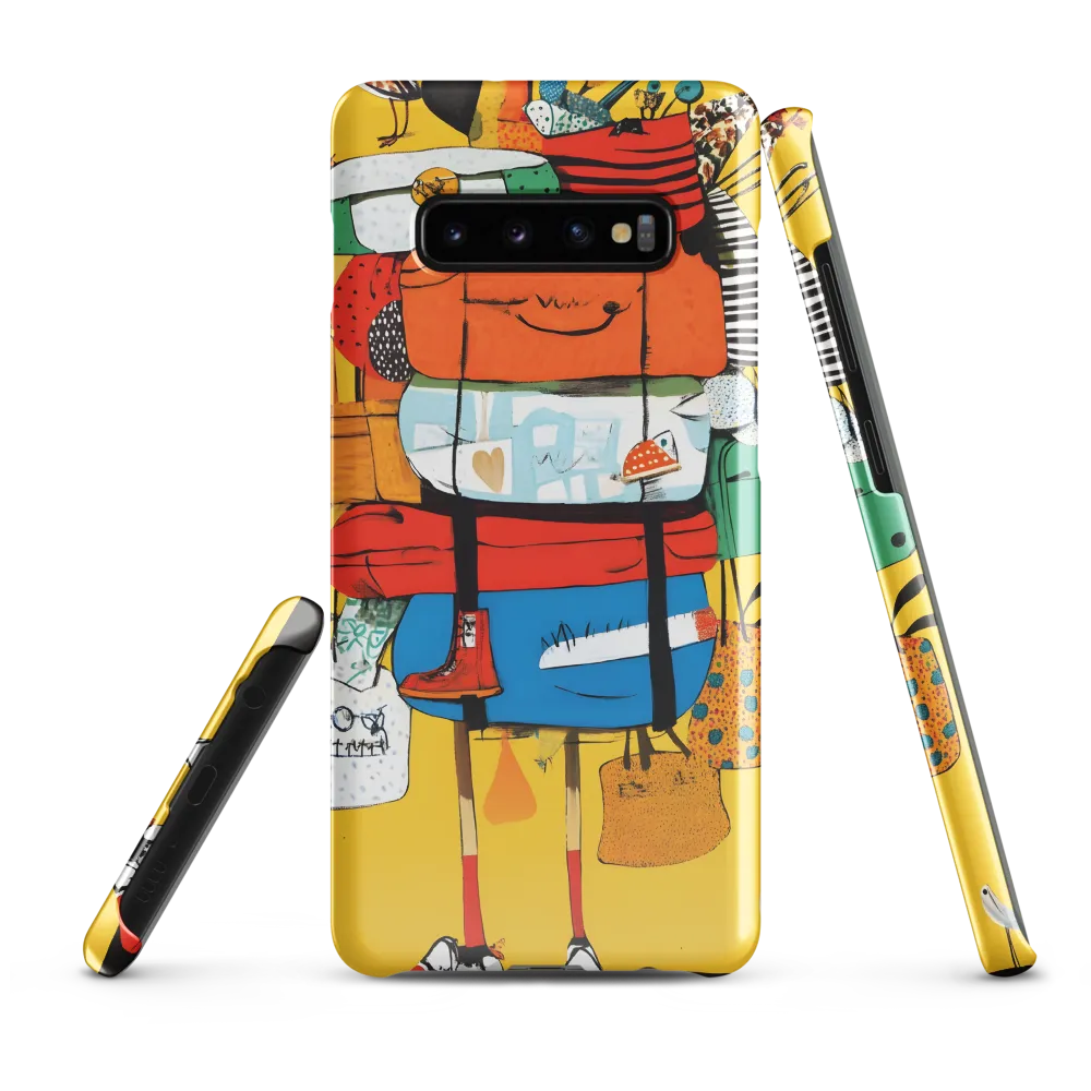 Joyful Traveler: A Whimsical Collection | Phone Case |  S10 Plus | Snap Case | Glossy