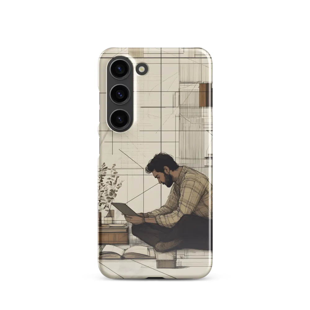 Quiet Reflections in Line | Phone Case |  S23 | Snap Case | Glossy