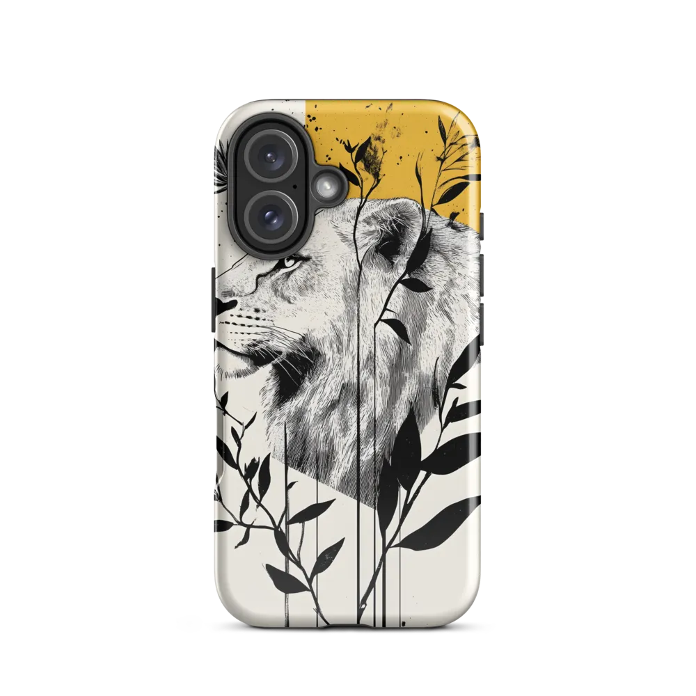 Regal Serenity: The Lion and Flora