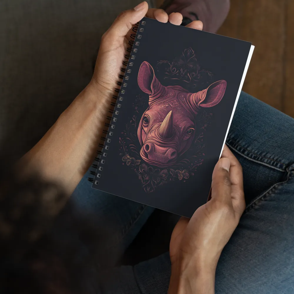 Regal Rhinoceros | Spiral Notebook