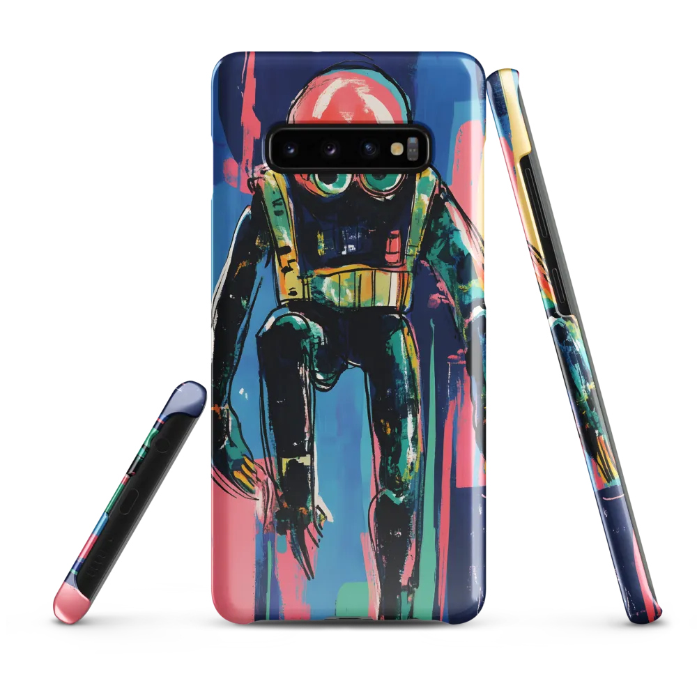 Diver in Vibrant Motion | Phone Case |  S10 Plus | Snap Case | Glossy