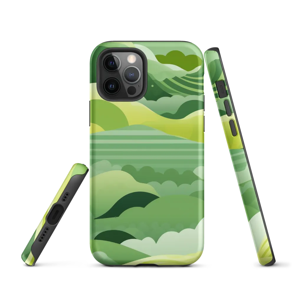 Tranquility in Green Waves