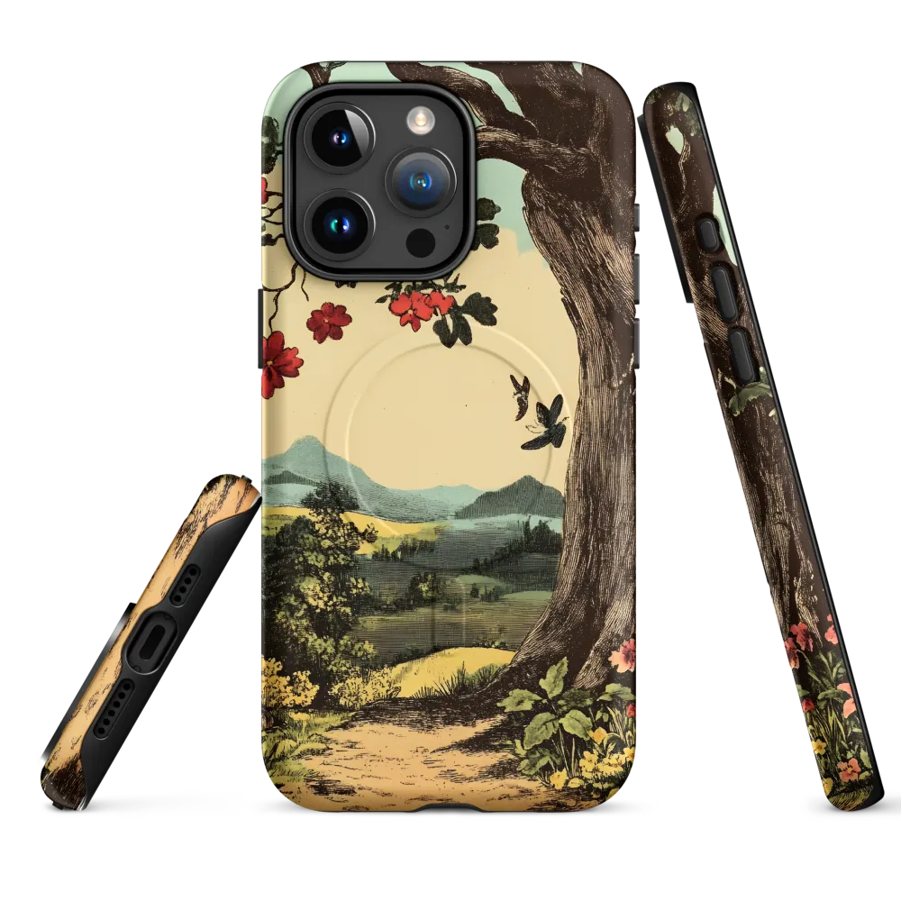 Whispers of a Vintage Landscape | Phone Case |  15 Pro Max | MagSafe® Tough Case | Matte