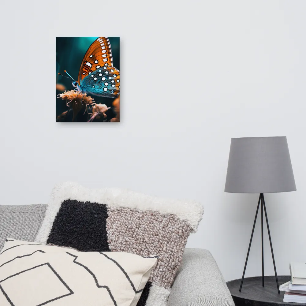 Whispers of Color: The Butterfly's Embrace