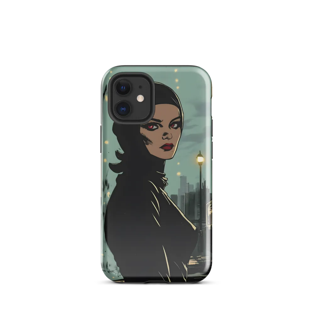 Shadows of Intrigue | Phone Case |  12 mini | Tough Case | Glossy
