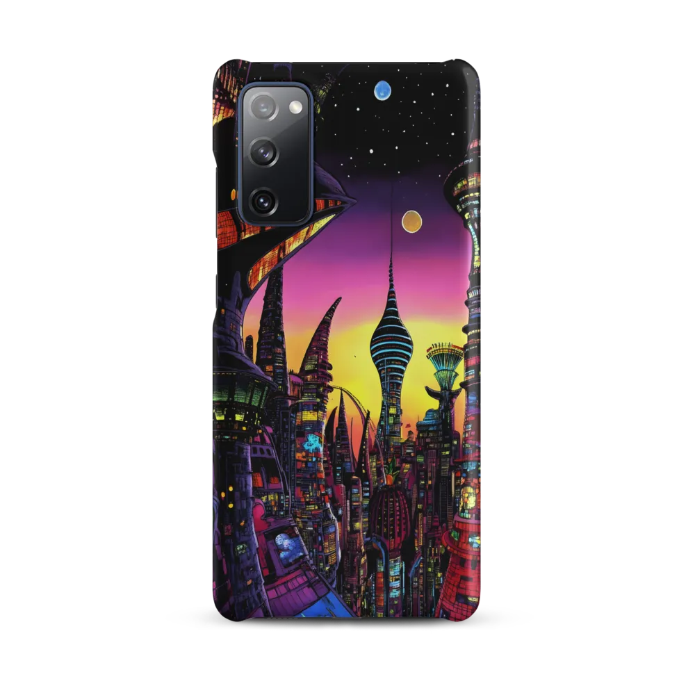 Futuristic Cityscape at Dusk