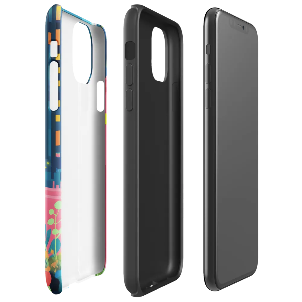 City of Dreams: A Multicolored Oasis | Phone Case |  11 Pro Max | Tough Case | Glossy