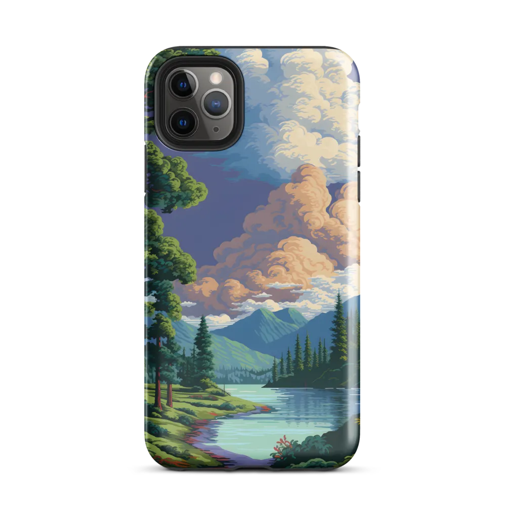 Serenity in Nature: A Lush Landscape | Phone Case |  11 Pro Max | Tough Case | Glossy