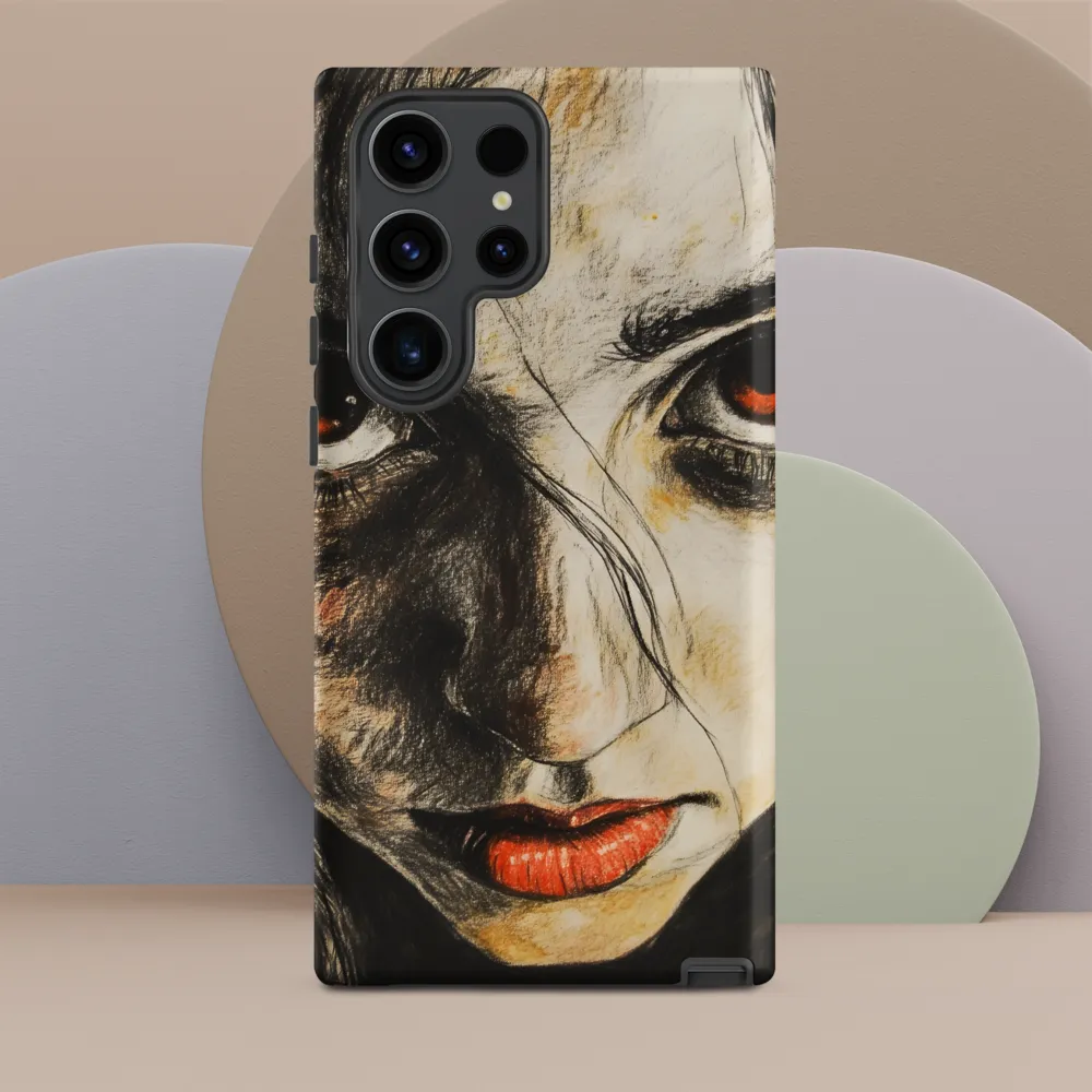 Gaze of Intensity | Phone Case |  S23 Ultra | Tough Case | Matte